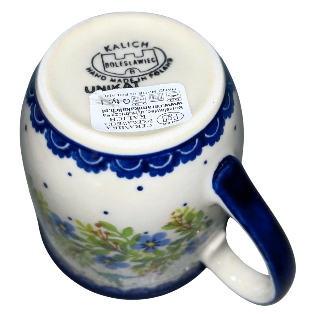 kalich polish pottery 14 oz viking mug hummingbird garden - Polish